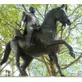 2015 estatua de bronce del caballo del guerrero de alta calidad en venta